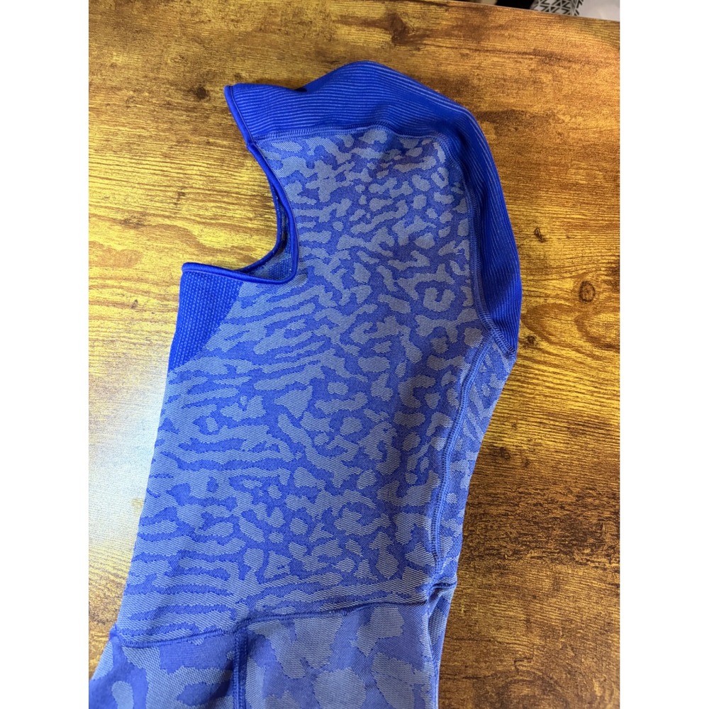 Odlo Performance Evolution Warm Leopard Print Base Layer Hooded Face Mask Sz XL - Picture 9 of 13
